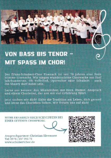 Von Bass bis Tenor – mit Spaß im Chor!